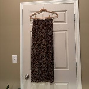 Printed Floral Maxi Skirt